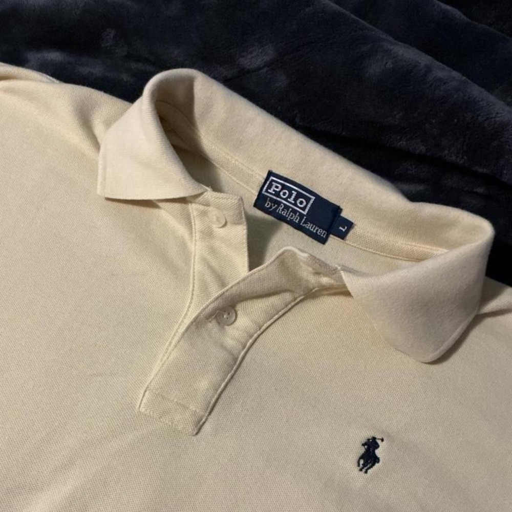 Ralph Lauren light yellow polo shirt Size Men's L